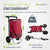 Chariot de courses 3 en 1 - Capacité 56 L