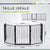 Grille de protection pour cheminée / poêle 300 cm