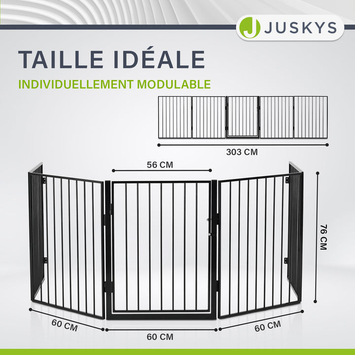 Grille de protection pour cheminée / poêle 300 cm