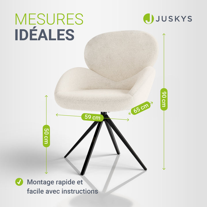 Chaise pivotante Albano