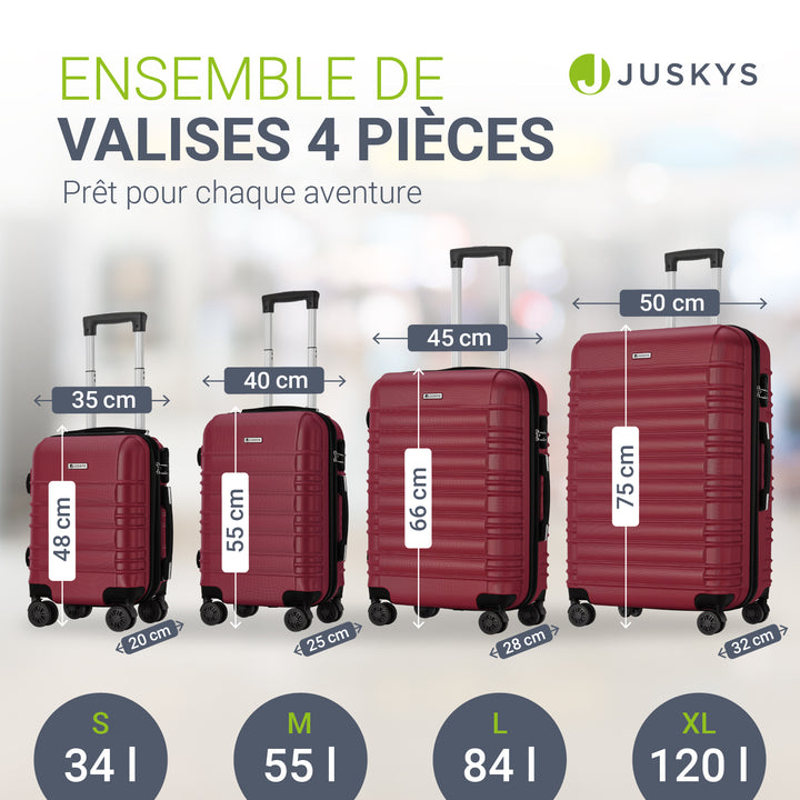 Ensemble de valises rigides Rome