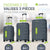 Ensemble de valises rigides Rome