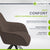 Chaise pivotante Clyde avec cordon