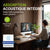 Lot de 4 panneaux muraux acoustiques