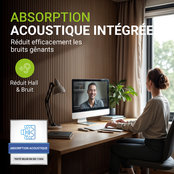 Lot de 4 panneaux muraux acoustiques