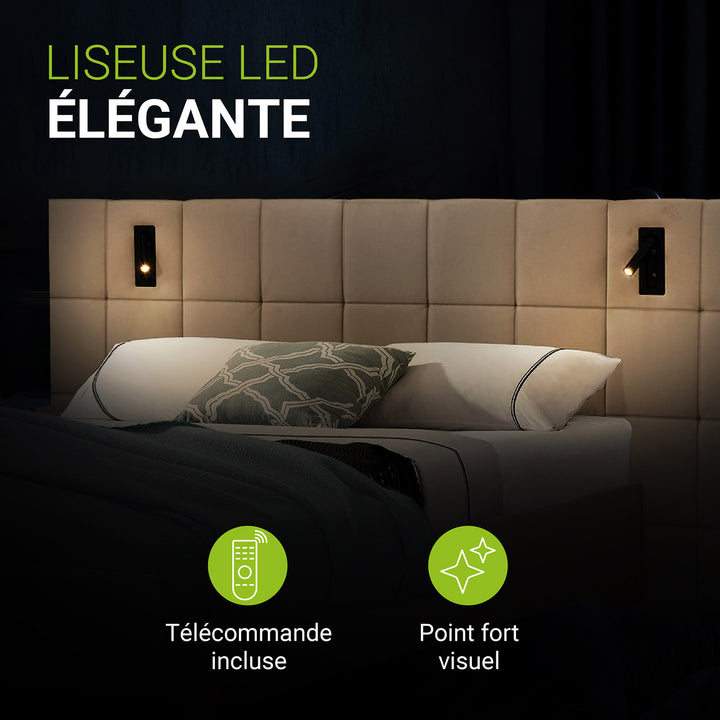 Lit tapissé de velours Luzano