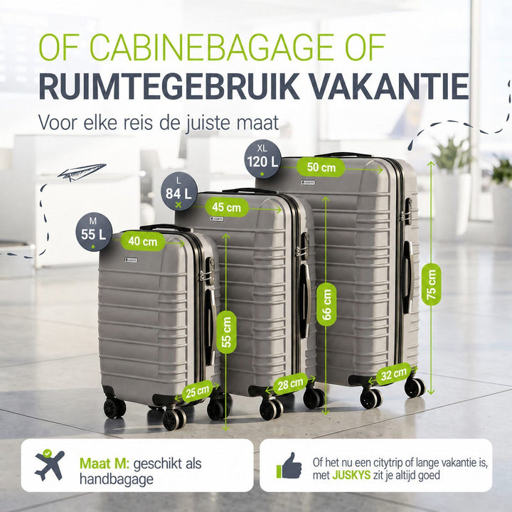 Ensemble de valises rigides Rome