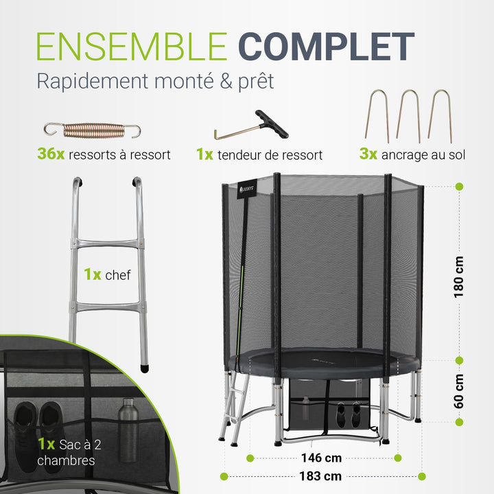 Trampoline d'extérieur pour le jardin