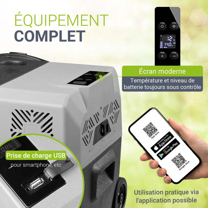 Glacière à compresseur Yukon 30 l ou 50 l
