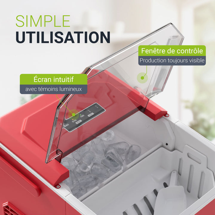 Machine à glaçons avec système autonettoyant IceOracle