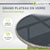 Table de jardin ronde en polyrotin Yoro