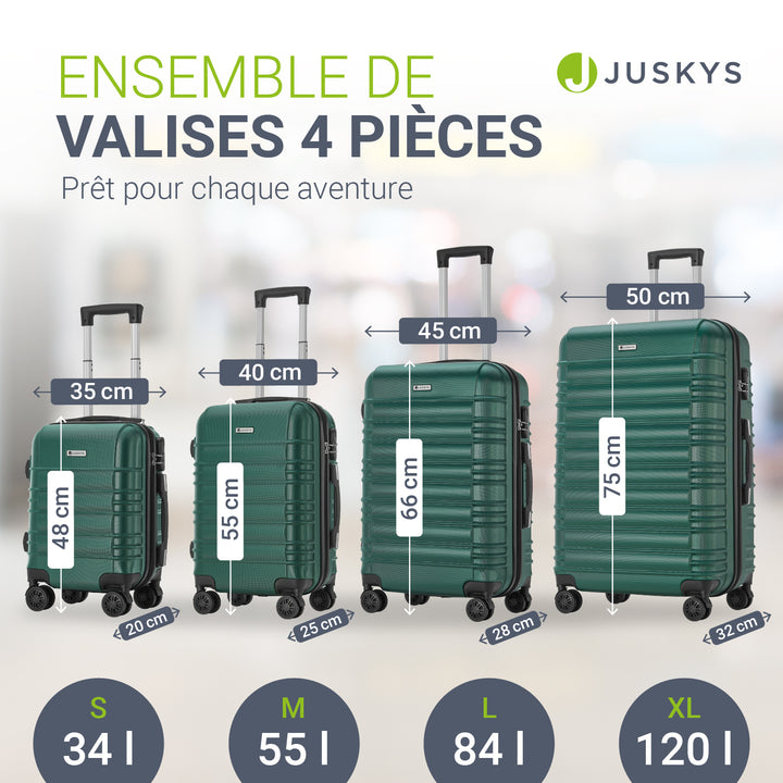 Ensemble de valises rigides Rome