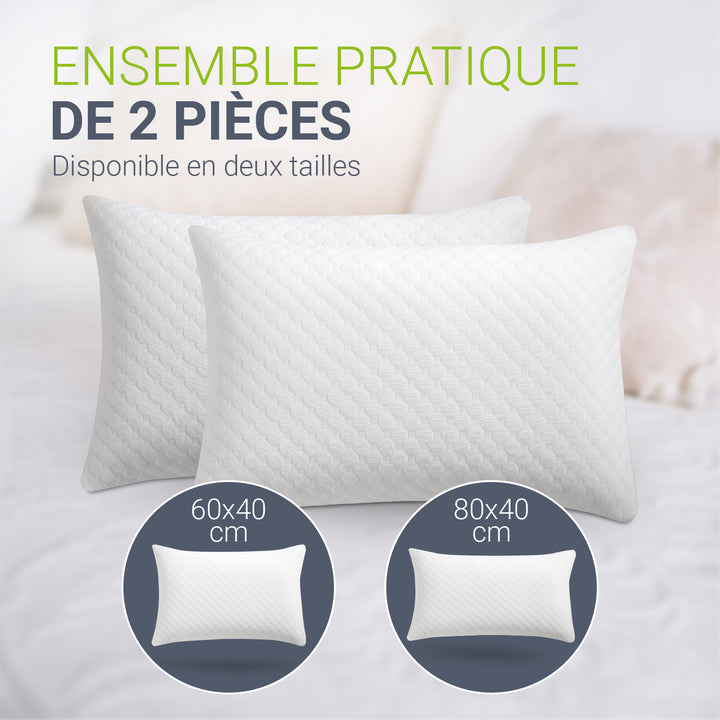 Oreillers - lot de 2
