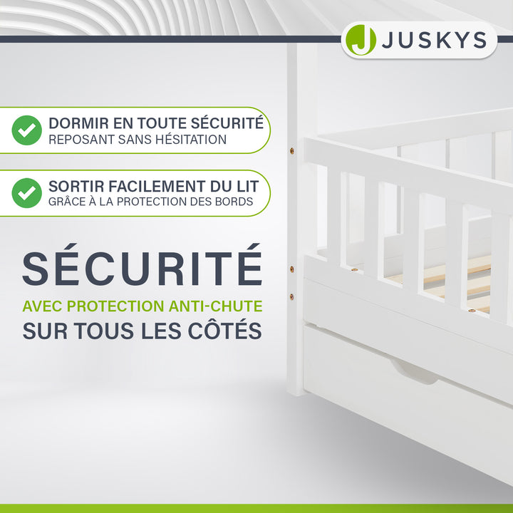 Lit enfant Marli 80 x 160 cm avec sommier