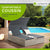 Chaise longue double en polyrotin Syros