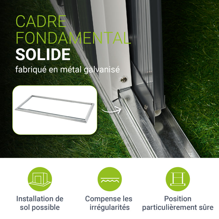 Abri à outils en métal