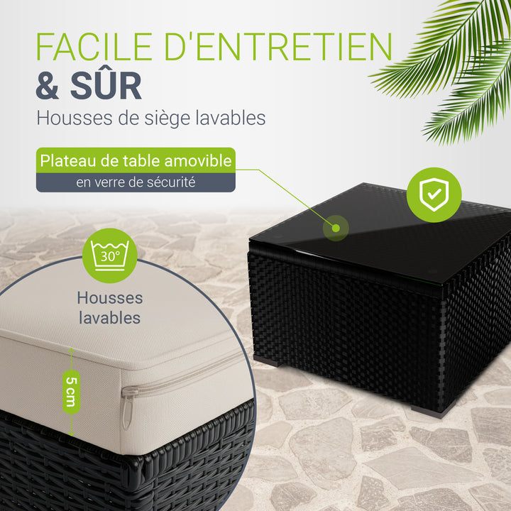 Salon en polyrotin Punta Cana