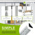 Étagère d'angle Corner Easy 160 x 75 x 40-75 cm
