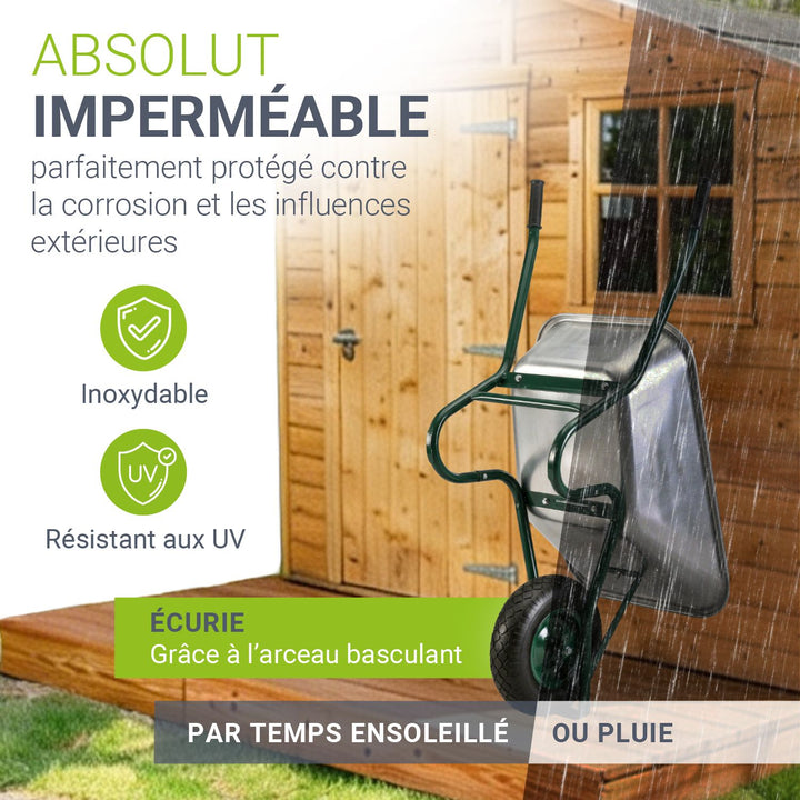 Brouette de jardin 100 L