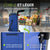 Chariot de courses 3 en 1 - Capacité 56 L