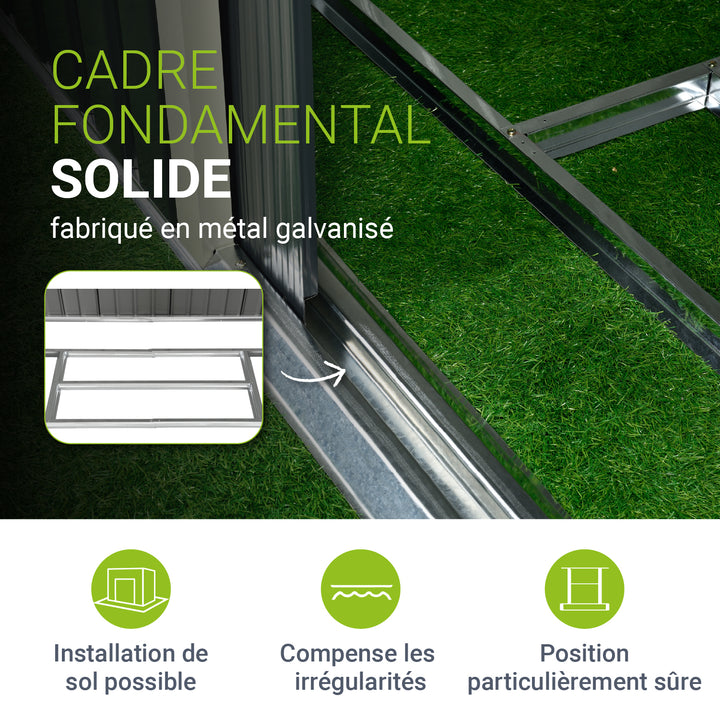 Abri à outils en métal