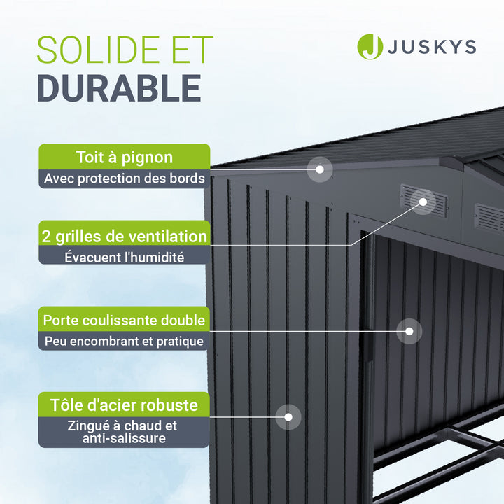 Abri à outils en métal