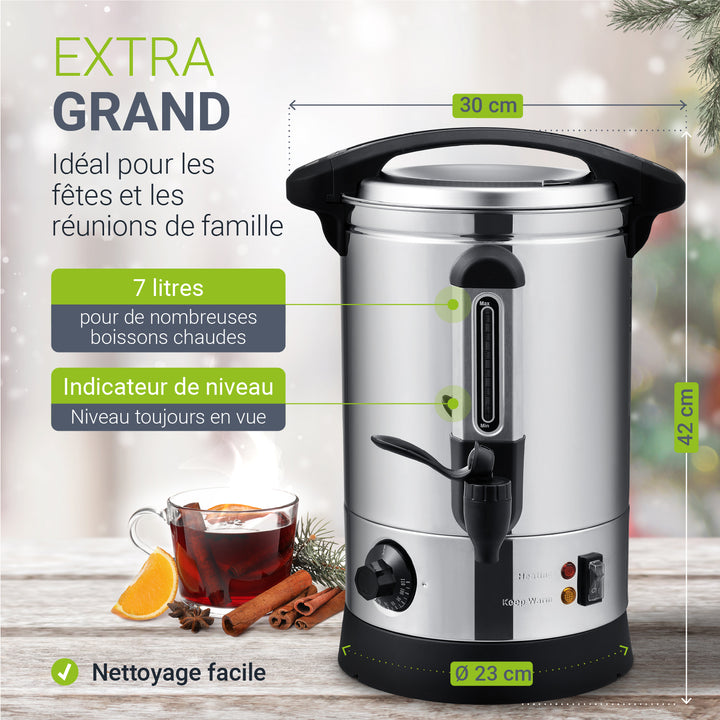Cuiseur à vin chaud Teramo, 7 l ou 10 l