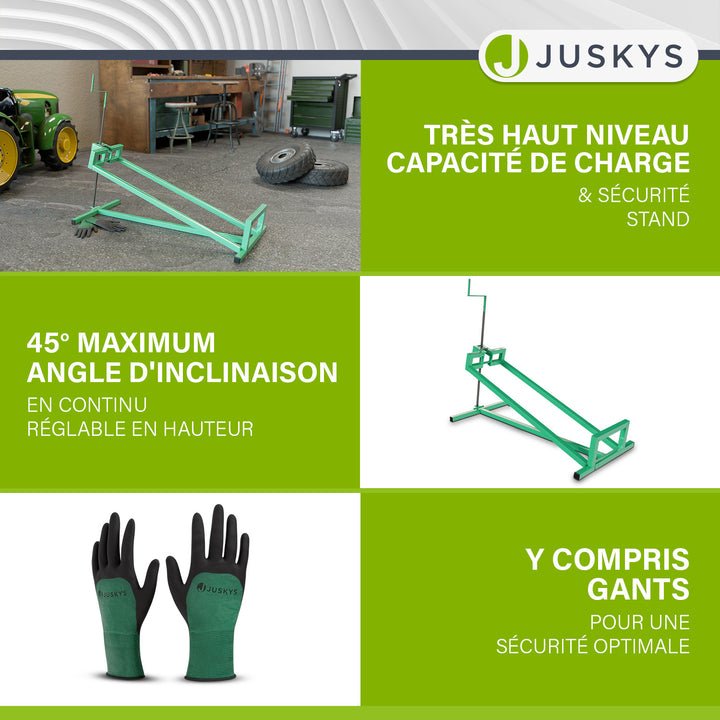 Cric pour tracteur à gazon jusqu'à 400 kg