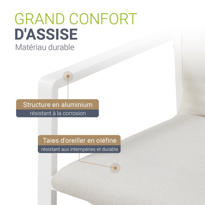 Ensemble de meubles de jardin haut de gamme Maui