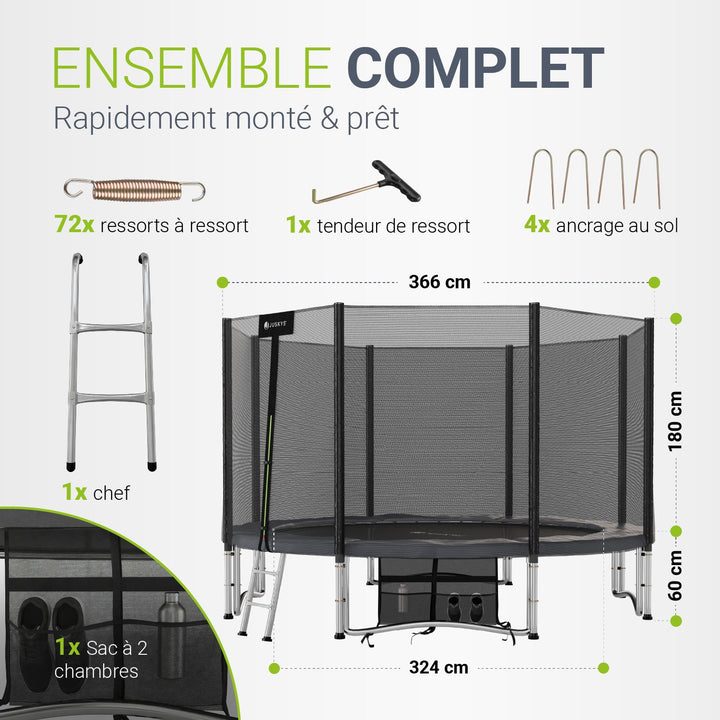 Trampoline d'extérieur pour le jardin