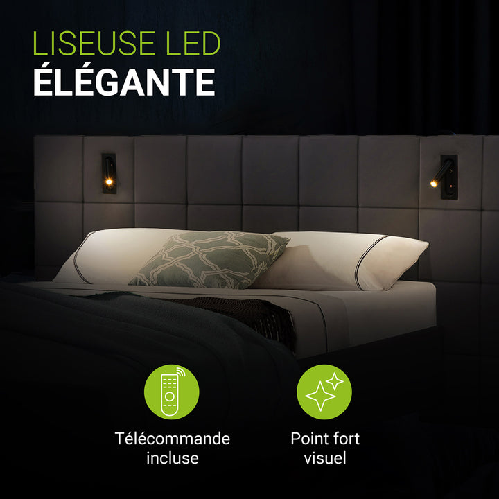 Lit tapissé de velours Luzano