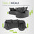 Canapé Tirano avec pouf et coussins décoratifs