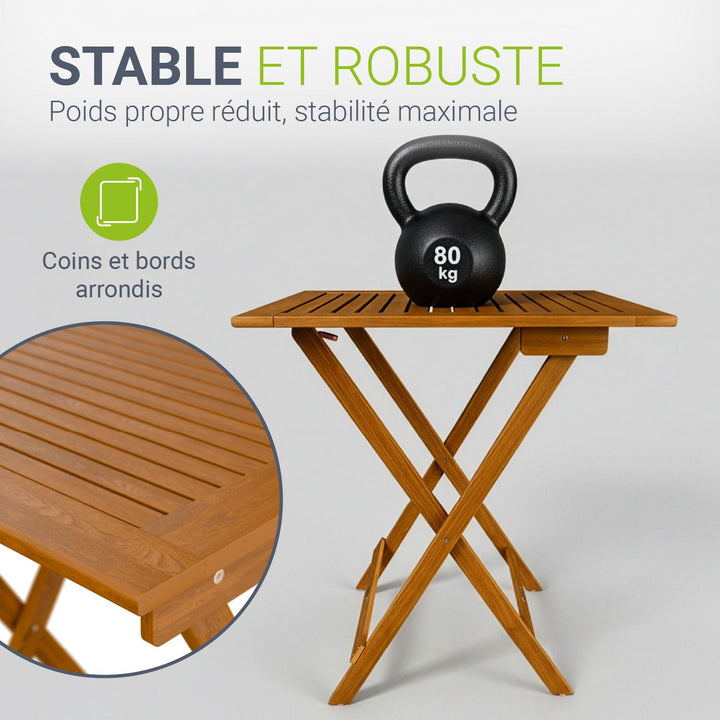 Table en bois pliable Zadar