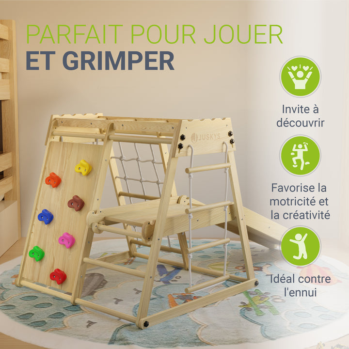 Structure d'escalade intérieure pour enfants