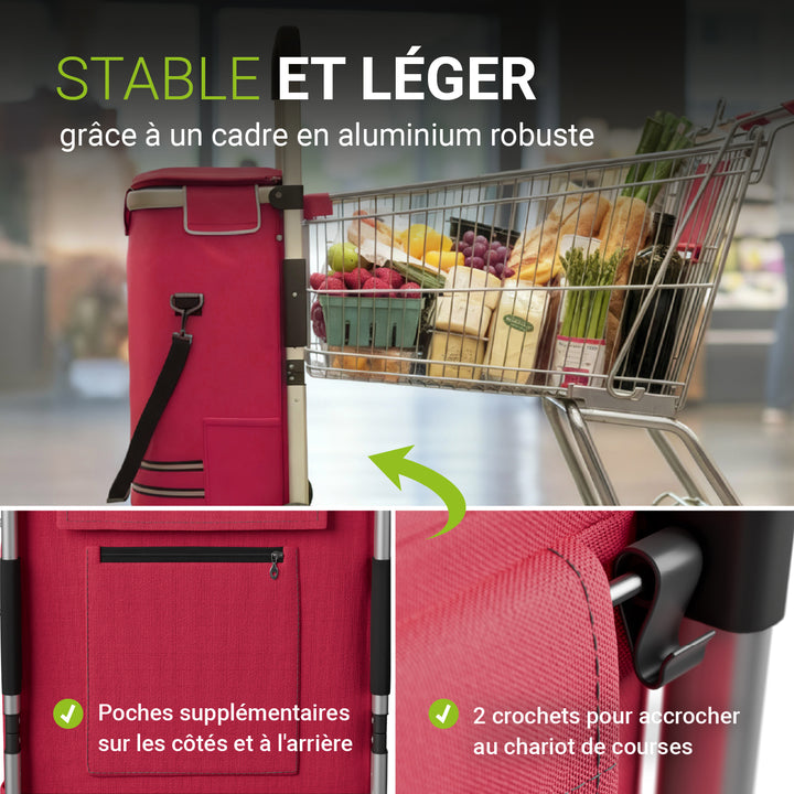 chariot de supermarché monte-escalier