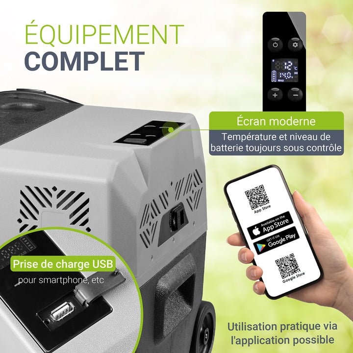Glacière à compresseur Yukon 30 l ou 50 l
