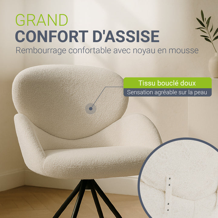 Chaise pivotante Albano