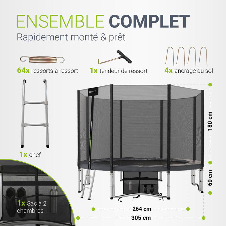 Trampoline d'extérieur pour le jardin