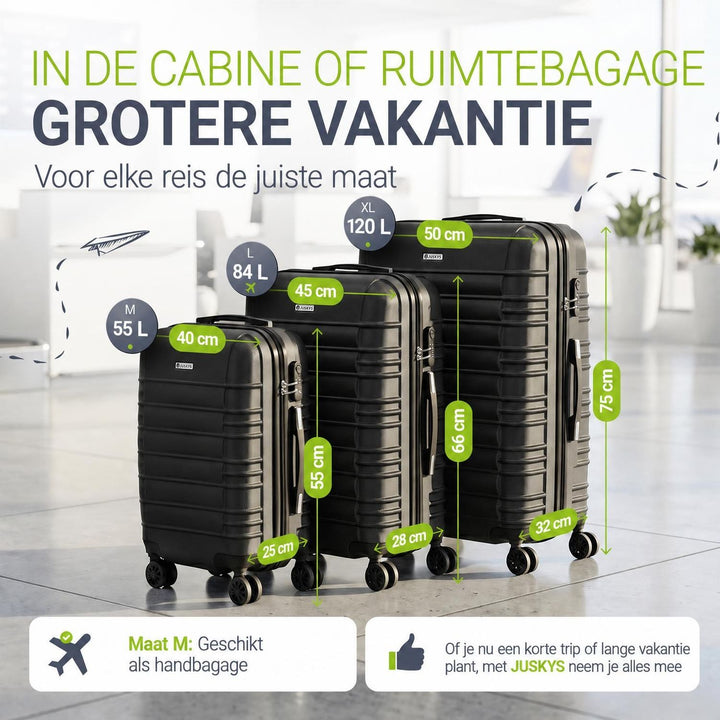Ensemble de valises rigides Rome
