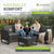 Salon de jardin pour 4 personnes Santorin