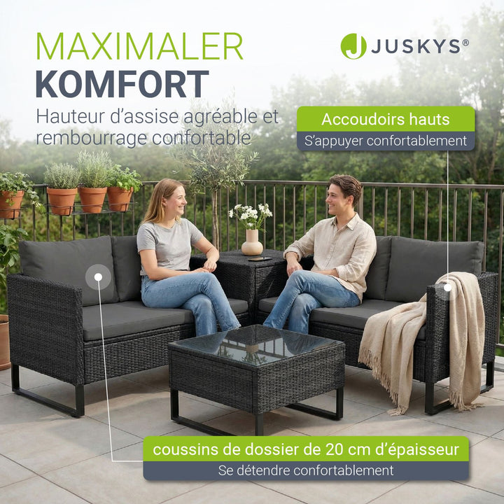 Salon de jardin pour 4 personnes Santorin