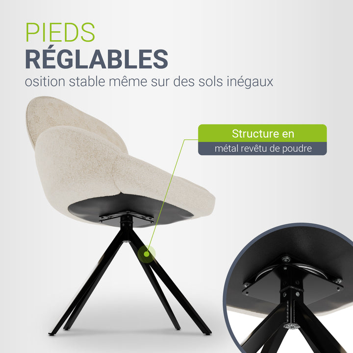 Chaise pivotante Albano