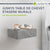 Lot de 2 tables de nuit suspendues