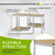 Étagère d'angle Corner Easy 160 x 75 x 40-75 cm