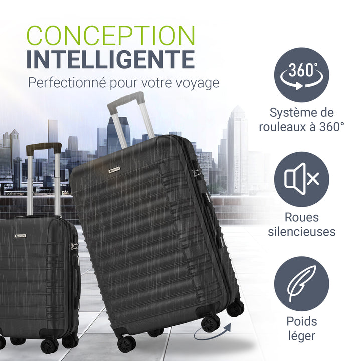 Ensemble de valises rigides Rome