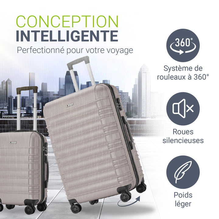 Ensemble de valises rigides Rome