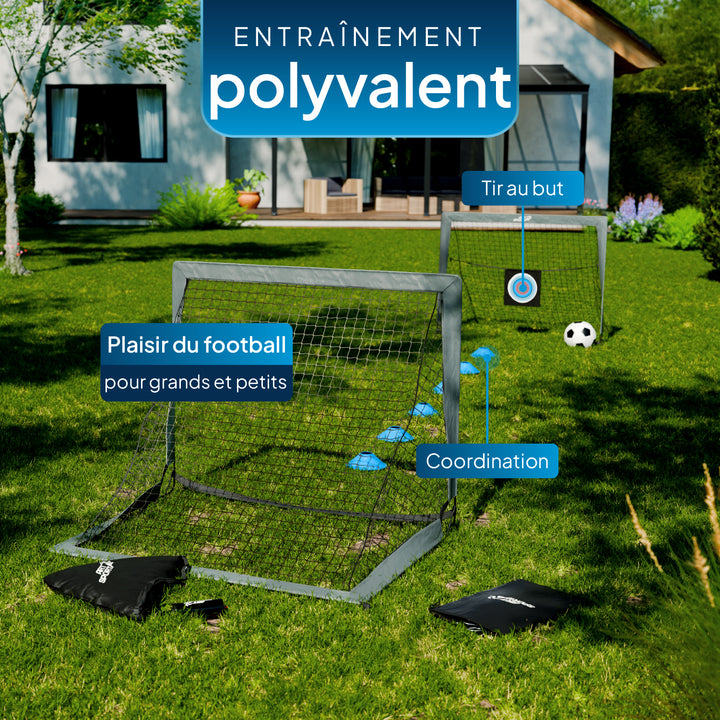 Lot de 2 buts de football pop-up Goal Master