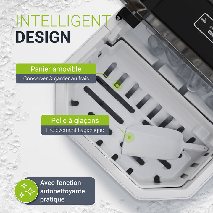 Machine à glaçons avec système autonettoyant IceOracle