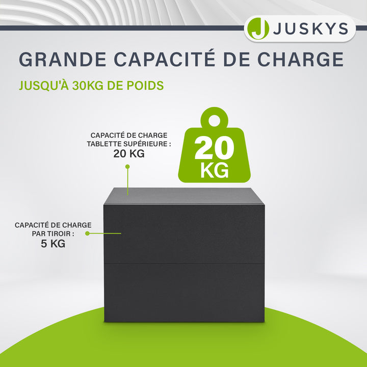 Table de chevet murale suspendue