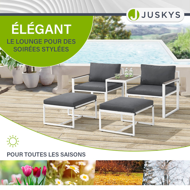 Ensemble de meubles de jardin avec canapé Bari